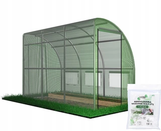Fóliovník - Fóliový tunel 6 m² 400 x 150 cm zelený